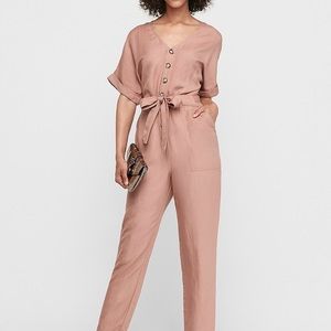 Express pink jumpsuit